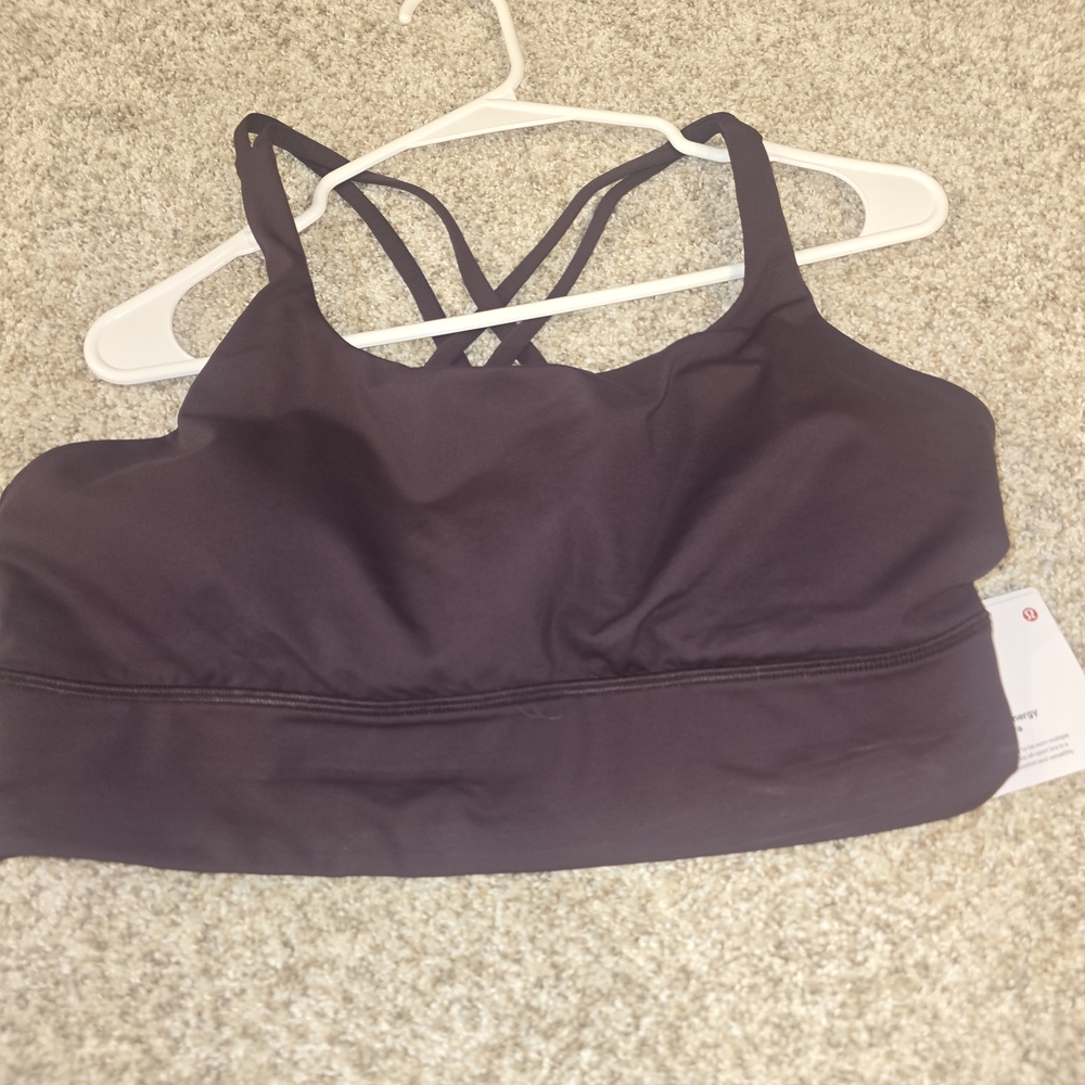 Lululemon Athletica Dark Purple Strappy Bra